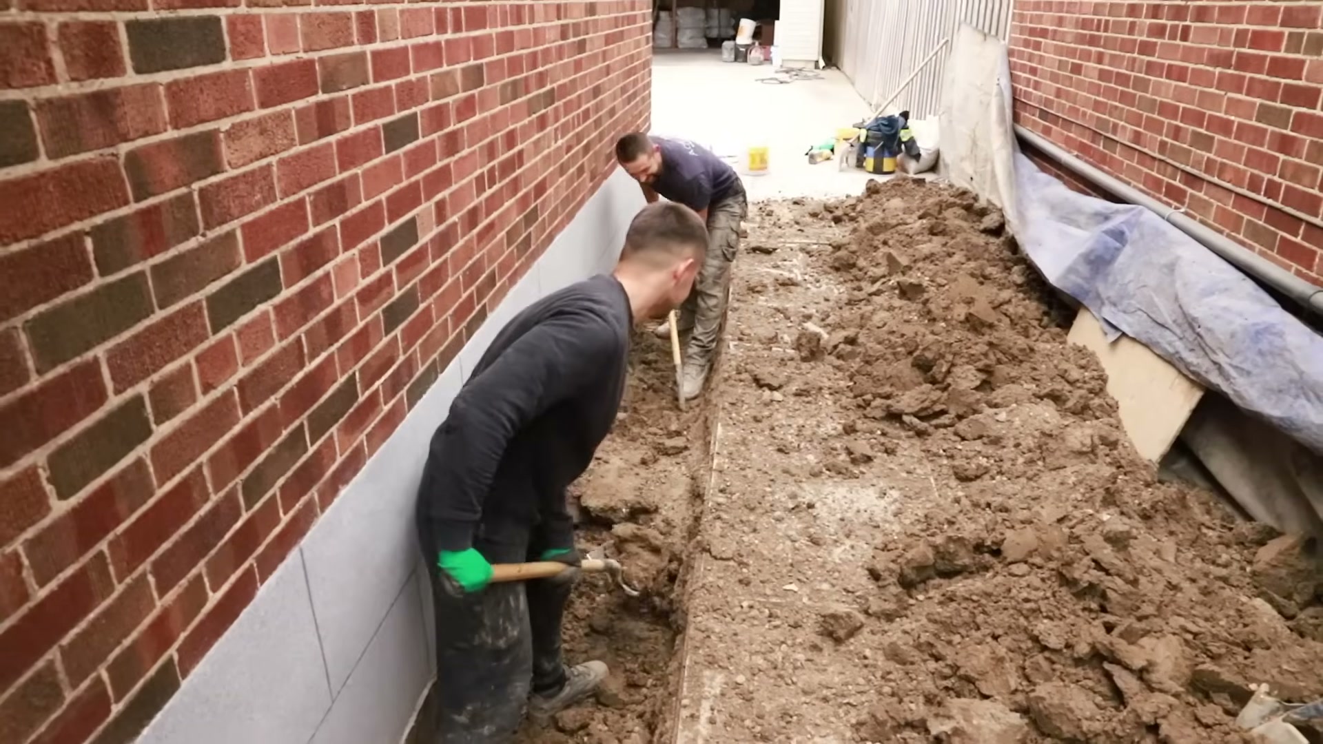 Etobicoke Perimeter Waterproofing — Exterior waterproofing + weeping tile